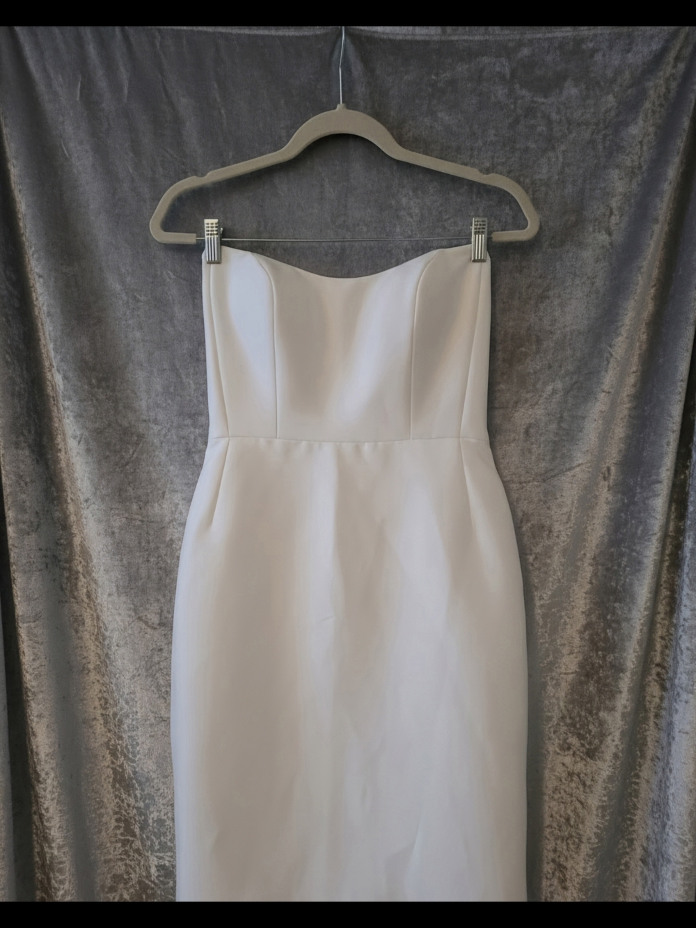 Jenny Yoo Strapless White Catalina Classic Wedding Gown, NWT Timeless Bridal - Picture 6 of 9
